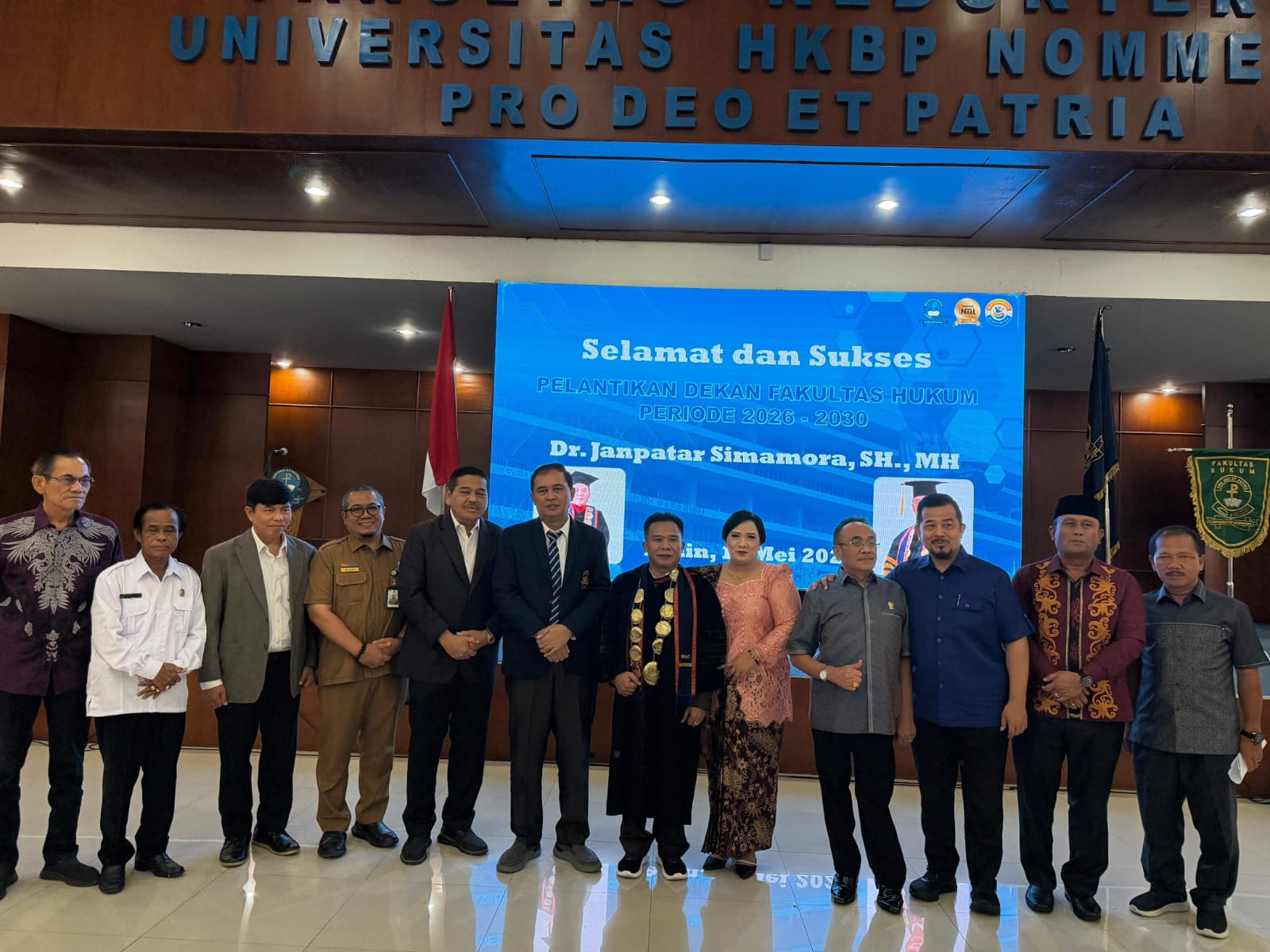 KABARKILAT Janpatar Simamora Kembali Terpilih Sebagai Dekan FH UHN Nommensen