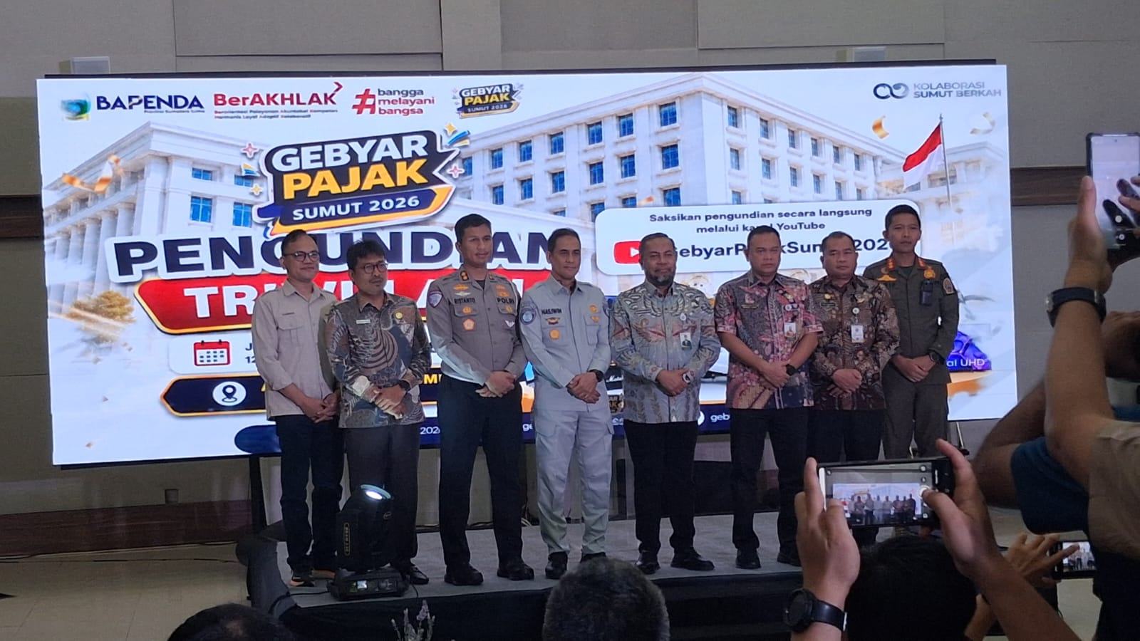 KABARKILAT Gebyar Pajak Sumut 2026, Strategi Baru Pemprov Apresiasi Wajib Pajak Taat
