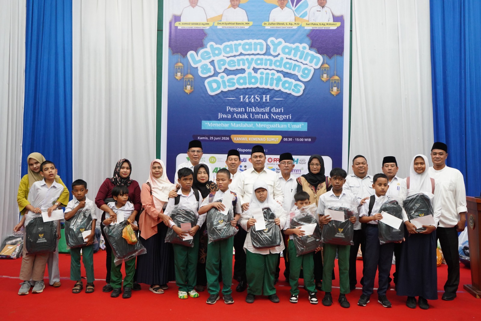 KABARKILAT Lebaran Yatim dan Kelompok Difabel Bentuk Kepedulian Umat – Sentralberita