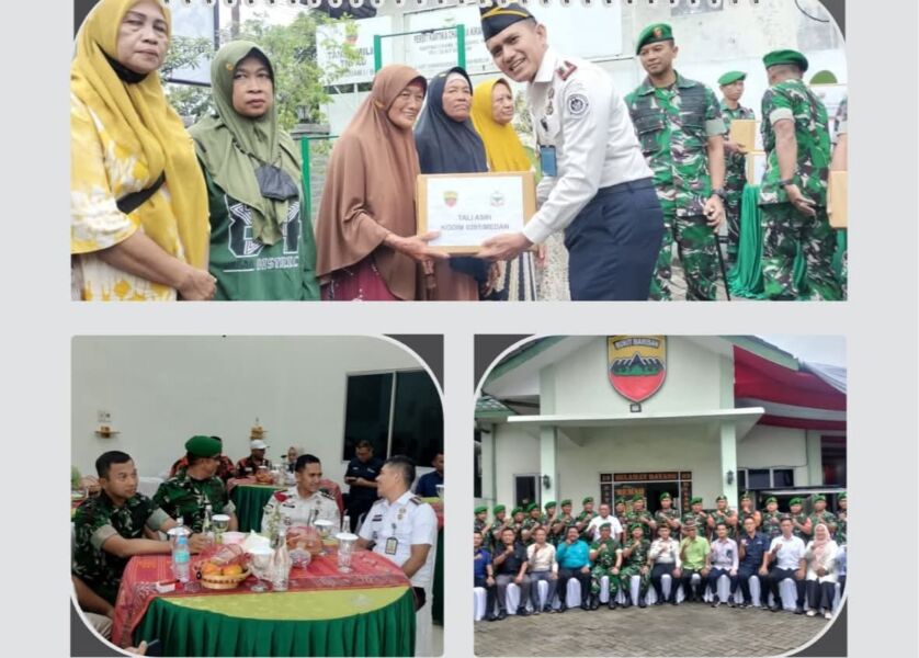 KABARKILAT Karutan Labuhan Deli Hadiri Kunjungan Dandim 0201/Medan di Koramil 10 Marelan, Wujudkan Kepedulian Sosial kepada Masyarakat