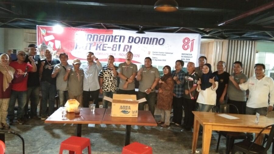 KABARKILAT Bambang-Dicki Sihotang Juara Turnamen Domino HUT Ke-81 RI