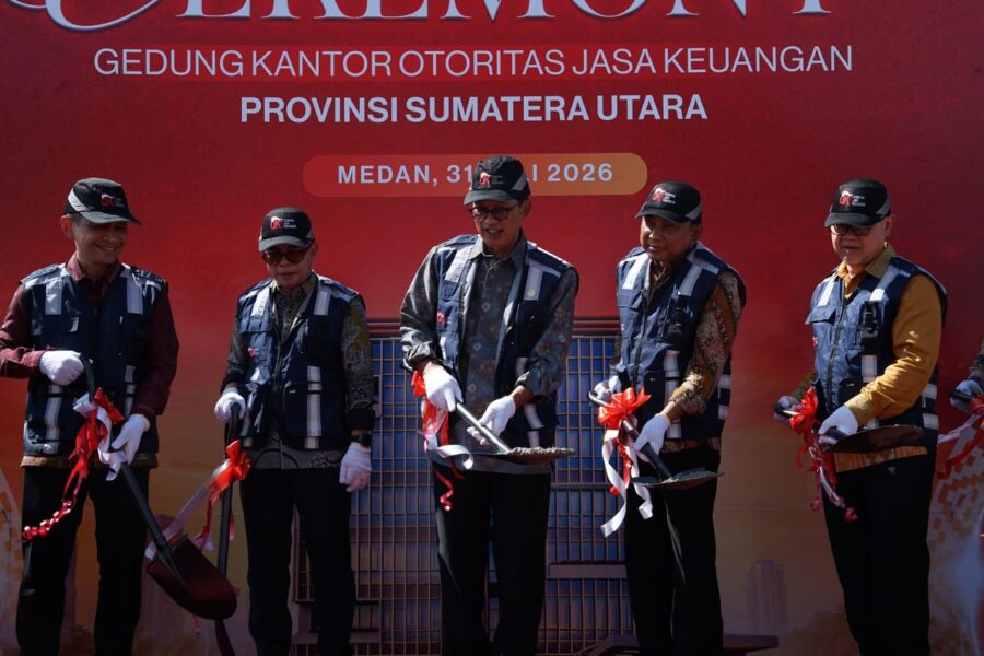 KABARKILAT Gedung Baru OJK Sumut Capai Topping Off, Perkuat Pengawasan dan Layanan Keuangan
