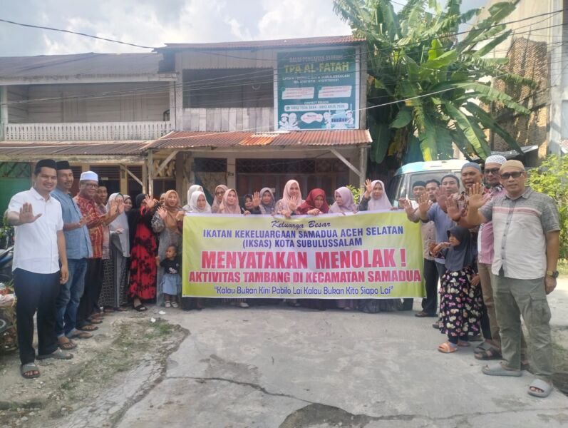 KABARKILAT IKSAS Subulussalam Tolak Perusahaan Tambang di Samadua, Minta IUP MMS dan BSM Ditinjau Ulang